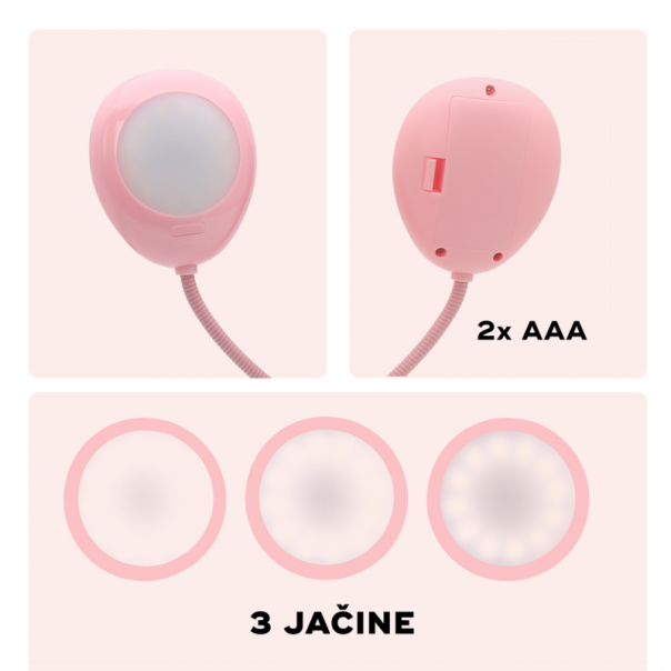 Drzac za mobilni telefon sa LED rasvetom A22 pink - 92204