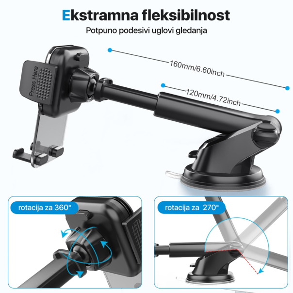 Drzac za mobilni telefon Teracell TC-04 2u1 - 220341