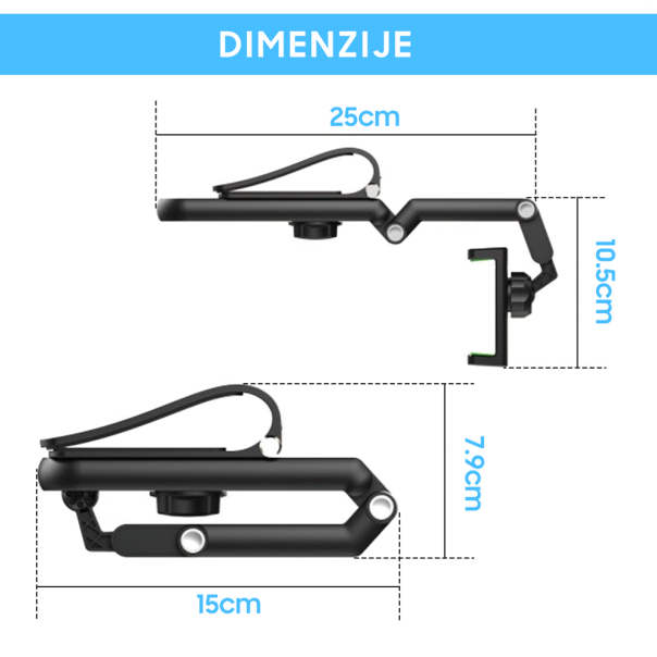 Drzac za mobilni telefon za auto-suncobran - 203868