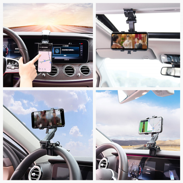 Drzac za mobilni telefon za auto-suncobran V5 - 203872