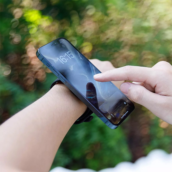 Držač za mobilni telefon za bicikl magnetic beli - 616612