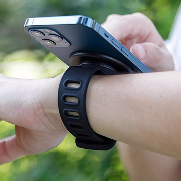 Držač za mobilni telefon za bicikl magnetic crni - 616611