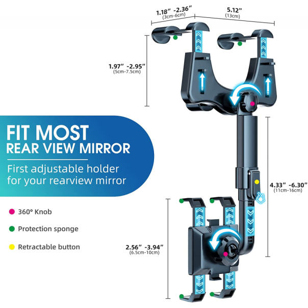 Drzac za mobilni telefon za retrovizor  4.7