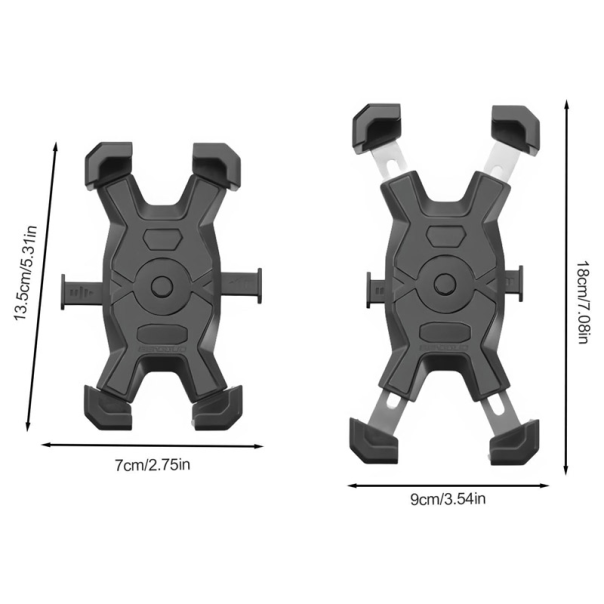 Držač za mobilni telefon/ trotinet/ bicikl (BG-1117) crni - 615901