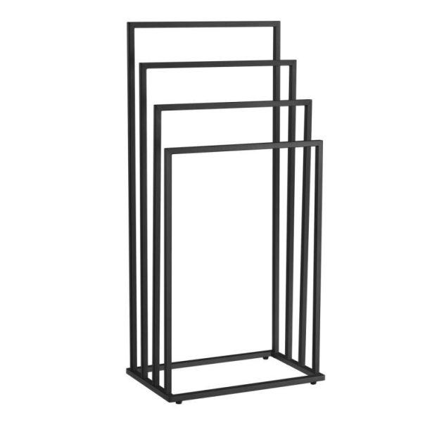 OSKAR Držač za peškire sa 4 šipke crni - EP2742383