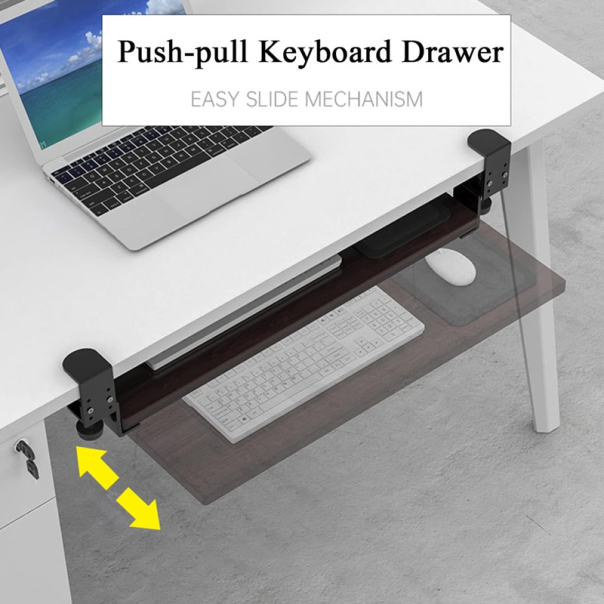 Držač za tastaturu i miš carbon 55x24cm - 617105