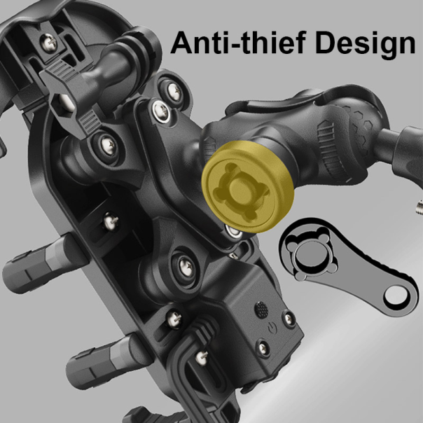 Držač za telefon TQ084 za motor sa punjačem 15W - 622068