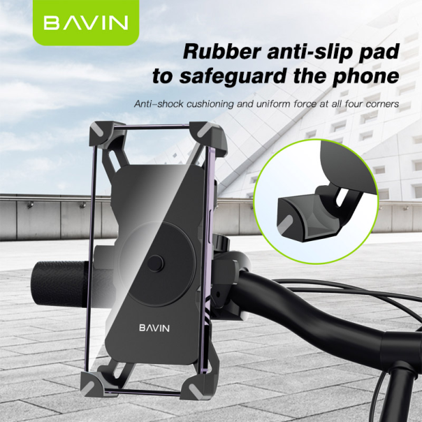 Nanobit Drzac za telefon za bicikl Bavin PC1027 crni - EP3105267