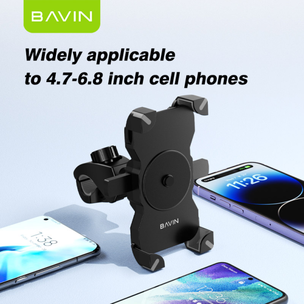 Nanobit Drzac za telefon za bicikl Bavin PC1027 crni - EP3105267