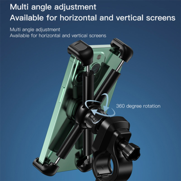 Držač za telefon za bicikl YESIDO C191 crni - 620577