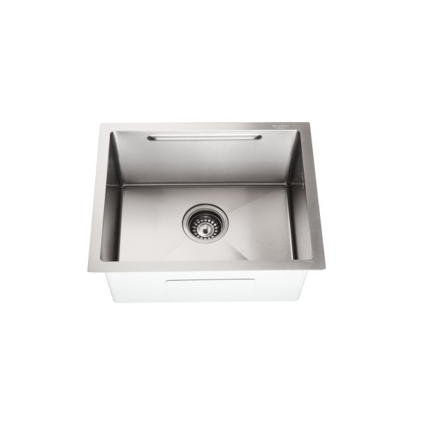 SANDONNA Inox sudopera sa dozerom i korpicom 50x40cm HD5040R, hrom - 2753-1