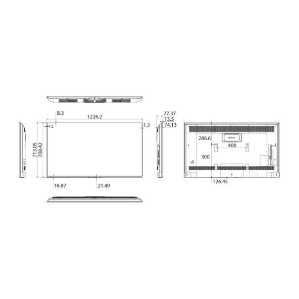 HISENSE 55 inča 55DP30FE 4K UHD 350 nita Digital Signage Display - 16/7 Operation - EP3054395