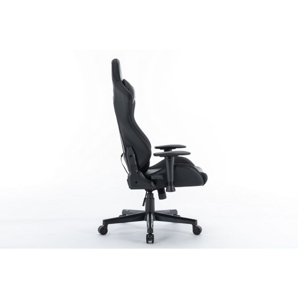 ePlayGame Gejmerska LED Svetleća RGB stolica sa daljinskim HC-2792 ,crna - HC-2792