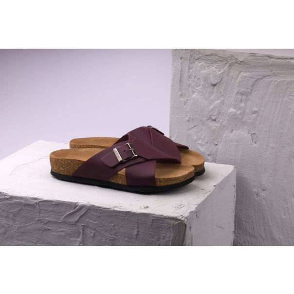 LEON Ženska papuča Dubai I - bordo - 4053-BO
