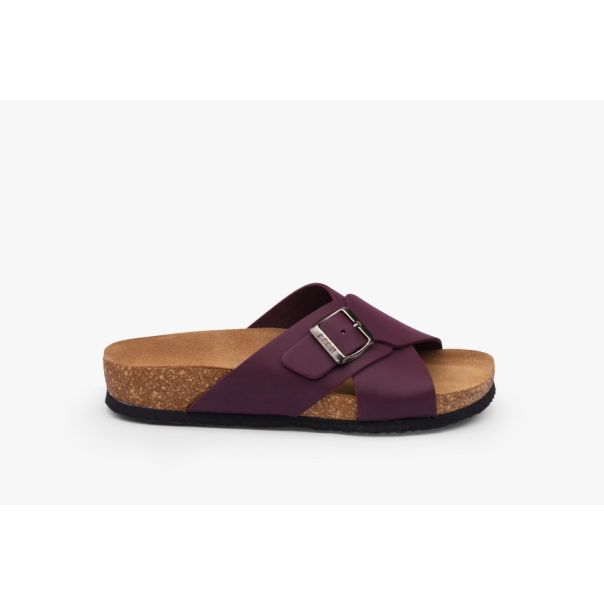 LEON Ženska papuča Dubai I - bordo - 4053-BO