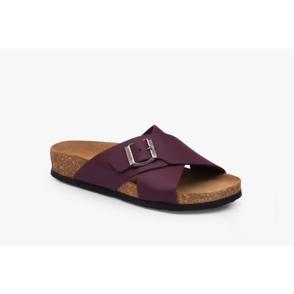 LEON Ženska papuča Dubai I - bordo - 4053-BO