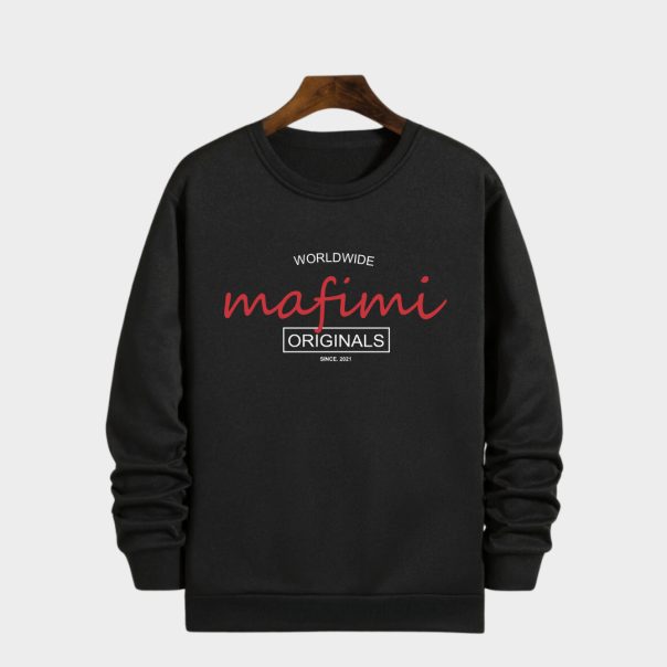 Mafimi Muški duks, Crni - Worldwide Originals - P-1271