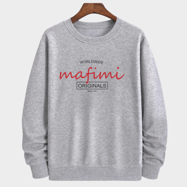 Mafimi Muški duks, Sivi - Mafimi Worldwide Originals - P-1295