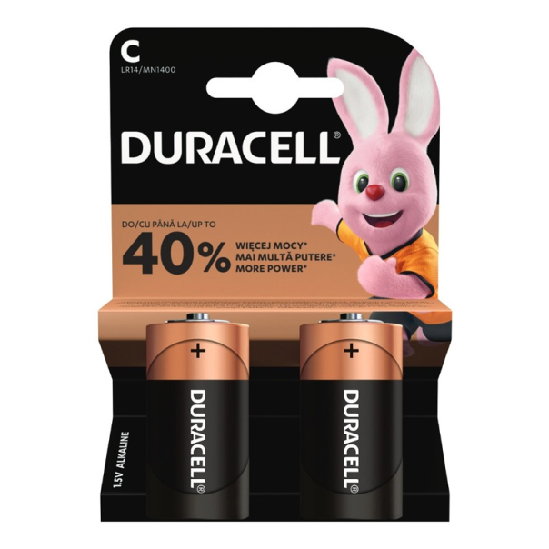 DURACELL Baterije Tip C 1.5V LR14 MN1400, Alkalne, 2 kom (cena po komadu) - 2938-1