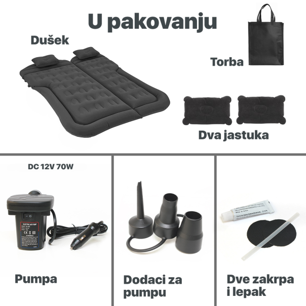 Dusek na naduvavanje za auto JWD-02 - 210177