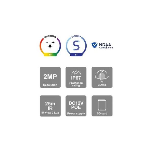 PROVISION Kamera DV-320SRN-28, IP, 2MP - DV-320SRN-28