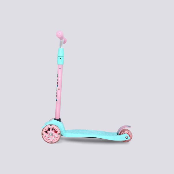 DAVIDELI Trotinet Fensy pnk/nudegrn/pnk - DVDL010-N4N6