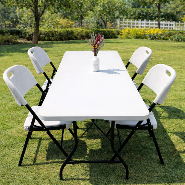 ePRO sklopivi baštenski sto 152x74x70cm, metal-plastika - EP2977071