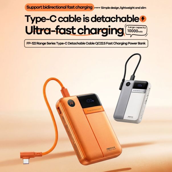 Remax Range FP-122 Power Bank 10000 mAh 22.5W USB-C plavi - EP3132389