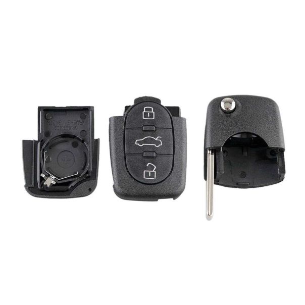 888 CAR ACCESSORIES Kućište oklop ključa za audi  3 tastera a2 a3 a4 a6 - E04-AP000