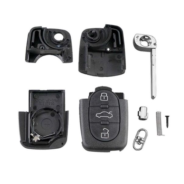 888 CAR ACCESSORIES Kućište oklop ključa za audi  3 tastera a2 a3 a4 a6 - E04-AP000