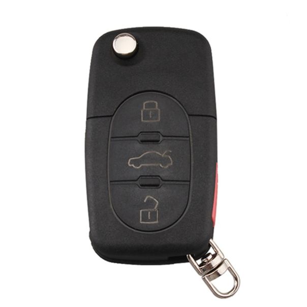 888 CAR ACCESSORIES Kućište oklop ključa 4 dugmeta za Audi - E113-AP000