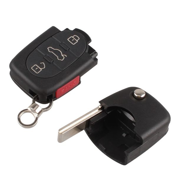 888 CAR ACCESSORIES Kućište oklop ključa 4 dugmeta za Audi - E113-AP000