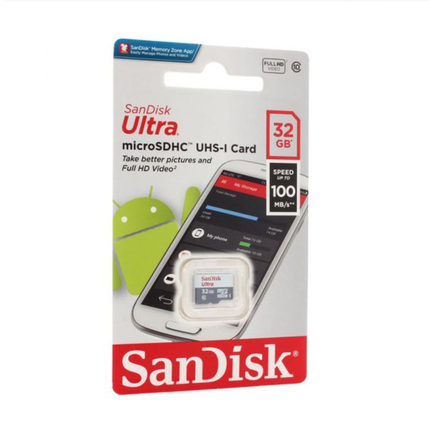 Mem. Kartica SanDisk SDHC 32GB Ultra Micro 100MB/s Class 10/UHS-I bez adaptera - SND010