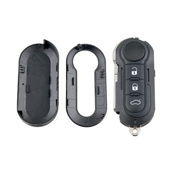 888 CAR ACCESSORIES Kućište oklop ključa 3 dugmeta sip22  za Fiat 500 Punto Panda Bravo Doblo - E145-AP000