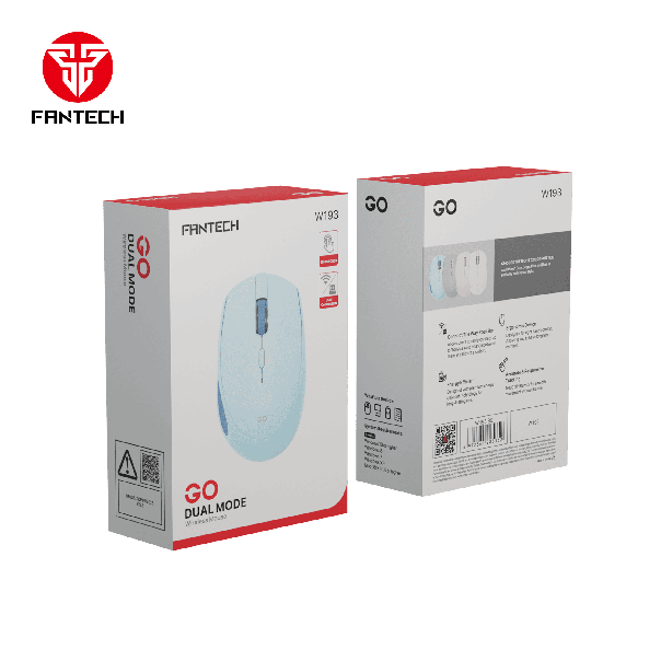 FANTECH Kancelarijski WIRELESS miš W193 plavi - 210377