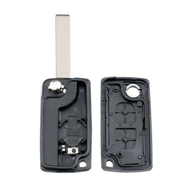 888 CAR ACCESSORIES Kućište oklop ključa 2 dugmeta hu83-ce0536 za Peugeot-Citroen - E19-AP000