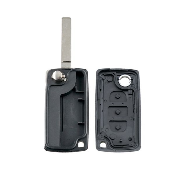 888 CAR ACCESSORIES Kućište oklop ključa 3 dugmeta za Peugeot-Citroen 207,308,307cc - E21-AP000
