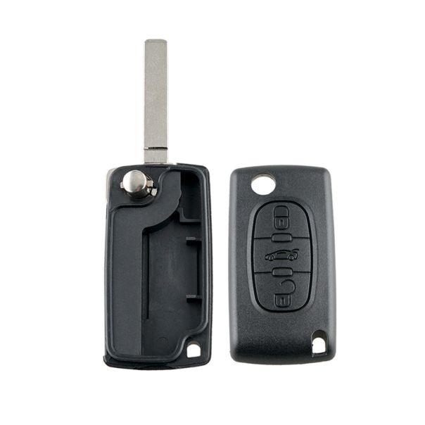 888 CAR ACCESSORIES Kućište oklop ključa 3 dugmeta za Peugeot-Citroen 207,308,307cc - E21-AP000