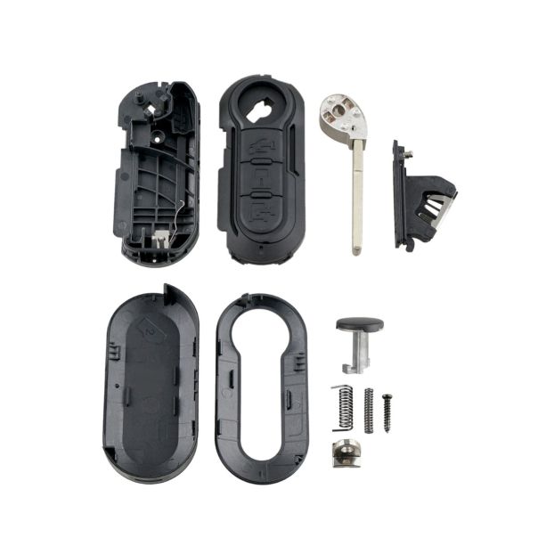888 CAR ACCESSORIES Kućište oklop ključa 3 dugmeta za Fiat Ducato Peugeot Boxer 2008-2016 - E212-AP000