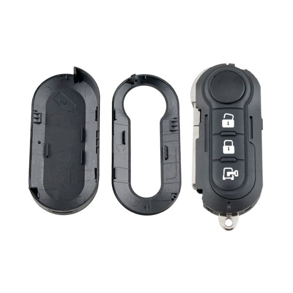 888 CAR ACCESSORIES Kućište oklop ključa 3 dugmeta za Fiat Ducato Peugeot boxer 2008-2016 - E213-AP000