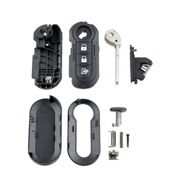 888 CAR ACCESSORIES Kućište oklop ključa 3 dugmeta za Fiat Ducato Peugeot boxer 2008-2016 - E213-AP000