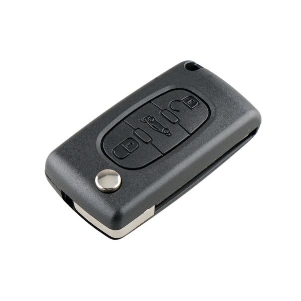 888 CAR ACCESSORIES Kućište oklop ključa 3 dugmeta za  hu83-ce0536  Peugeot-Citroen hu 83 - E22-AP000
