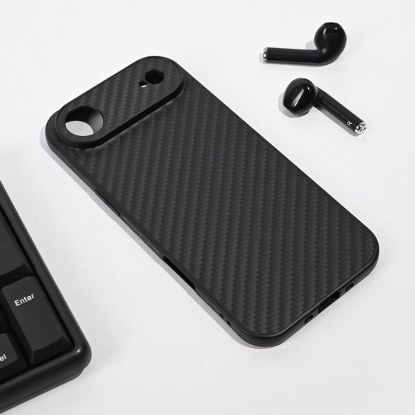 Maska za iPhone 17 Air 6.6 crna Carbon fiber - 223494