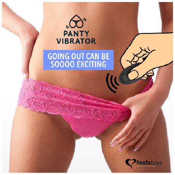Panty Vibe Black vibrator sa daljinskim upravljanjem - EP3070900