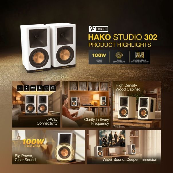 Fantech Bluetooth zvucnik FBB302 Hako Studio beli - EP3232425