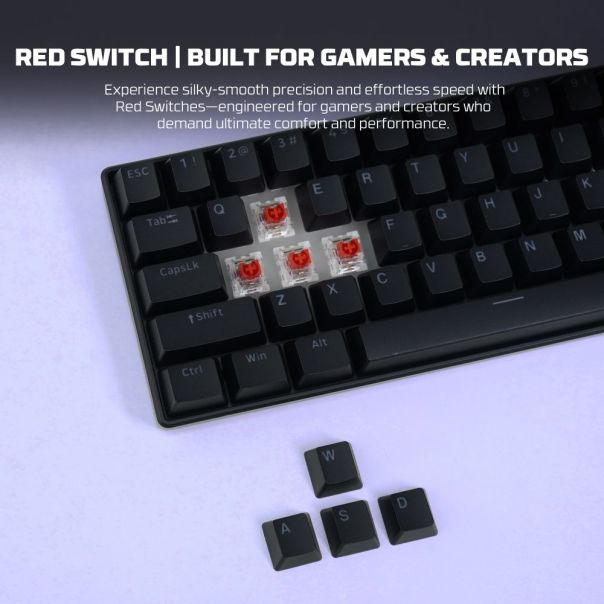 Tastatura Mehanicka Gaming Fantech MK211 RGB Atom61 crna (red switch) - EP3094464