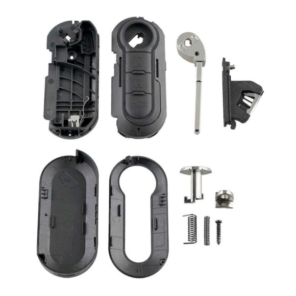 888 CAR ACCESSORIES Kućište oklop ključa za fiat  3 tastera - E35-AP000