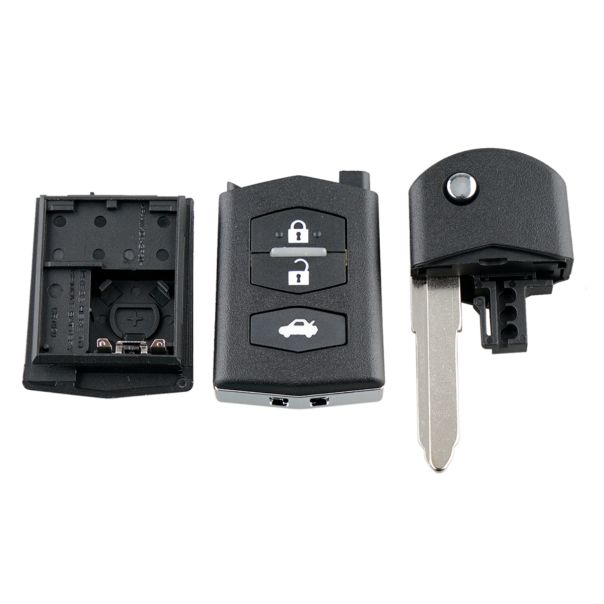 888 CAR ACCESSORIES Kućište oklop ključa 3 dugmeta za Mazda 2,3,5,6 - E53-aP000
