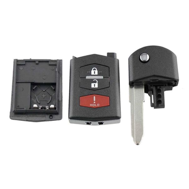 888 CAR ACCESSORIES Kućište oklop ključa mazda 2 + 1 tastera - E54-AP000