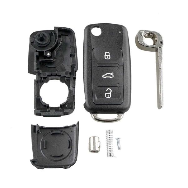 888 CAR ACCESSORIES Kućište oklop ključa za volkswagen 3 tastera vw3bts - E62-AP000